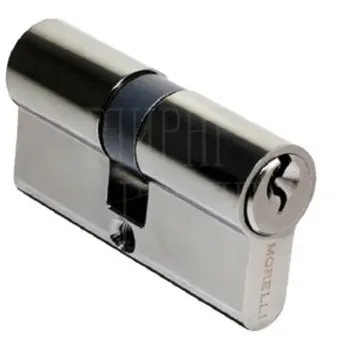 Цилиндр Morelli (60 мм/25+10+25) ключ-ключ черный никель