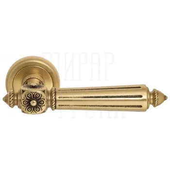 Дверная ручка на розетке Venezia 'CASTELLO' D1 французское золото