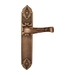 Дверная ручка на планке Class "Gema" 1160/1010, матовая бронза