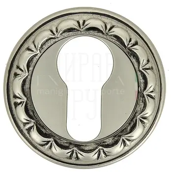 Накладка дверная под цилиндр Extreza CYL R02 старинное серебро матовое