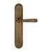Дверная ручка Extreza 'ANNET' (Аннет) 329 на планке PL05, матовая бронза (cyl)