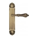 Дверная ручка Venezia "MONTE CRISTO" на планке PL87, матовая бронза 