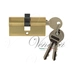 Venezia цилиндр (70 мм/30+10+30) ключ-ключ, французское золото