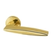 Дверная ручка Armadillo на круглой розетке "SQUID" URB9, золото 24к