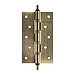 Петля Fuaro (Фуаро) универсальная IN5400UA SB (4BB/A/ 125x75x25) мат., бронза