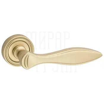 Дверная ручка на розетке Fimet 'Nicole' 1377 (261) матовое золото