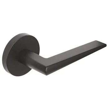 Дверная ручка из латуни Ghobestir "RYOT Collection" G021 на круглом основании