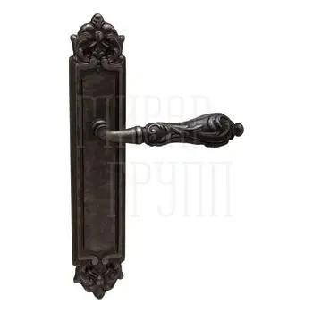 Дверная ручка на планке Melodia 229/229 'Libra' античное серебро