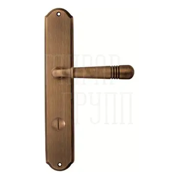 Дверная ручка на планке Melodia 293/131 'Alpha' матовая бронза (wc)