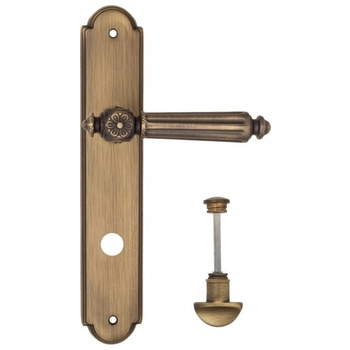 Дверная ручка Fratelli Cattini 'TORCELLO' на планке PL257 матовая бронза (wc-2)