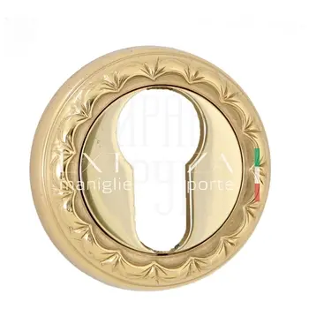 Накладка дверная под цилиндр Extreza CYL R02 полированная латунь