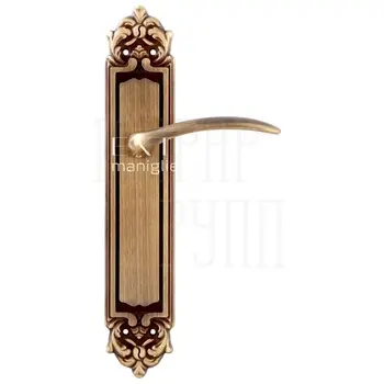 Дверная ручка Extreza 'SIMONA' (Симона) 314 на планке PL02 матовая бронза