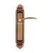 Дверная ручка Extreza 'SIMONA' (Симона) 314 на планке PL02, матовая бронза