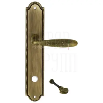Дверная ручка Extreza 'VIGO' (Виго) 324 на планке PL03 матовая бронза (wc)