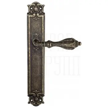 Дверная ручка Venezia 'ANAFESTO' на планке PL97 античная бронза