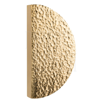 Мебельная ручка-скоба CORONA mod. '0051' 150x75x25 mm полированная латунь