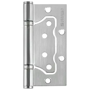Петля универсальная Fuaro (Фуаро) без врезки 500-2BB/BL 100x2.5 БЛИСТЕР матовый хром
