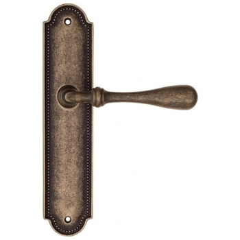 Дверная ручка Fratelli Cattini 'RETRO' на планке PL248 античная бронза