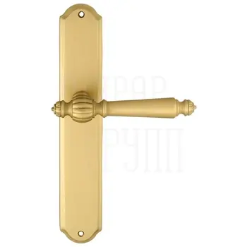 Дверная ручка Extreza 'DANIEL' (Даниел) 308 на планке PL01 матовое золото