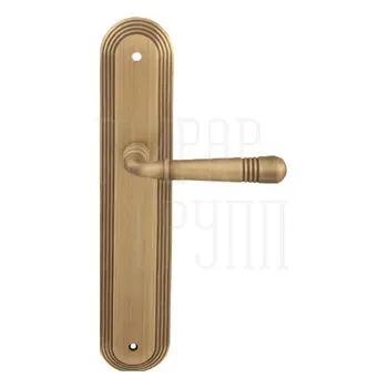 Дверная ручка на планке Melodia 293/235 'Alpha' матовая бронза