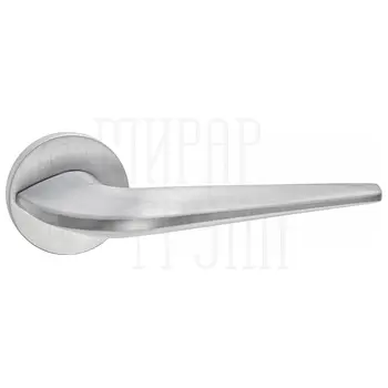 Дверные ручки Puerto (Пуэрто) 'Макиато', серия SLIM INAL 544-06 (slim) на тонком круглом основании суперсатин. хром