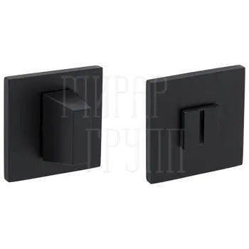 Фиксатор санузловый на тонкой квадратной розетке Tupai 4040 5S Q черный