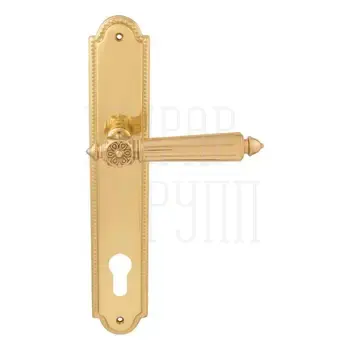 Дверная ручка на планке Melodia 246/458 'Nike' полированная латунь