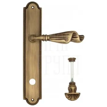 Дверная ручка Venezia 'Opera' на планке PL98 матовая бронза (wc-4)