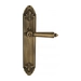 Дверная ручка Venezia 'CASTELLO' на планке PL90, матовая бронза
