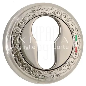 Накладка дверная под цилиндр Extreza CYL R06 полированный никель