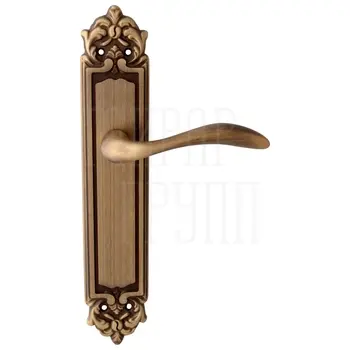 Дверная ручка на планке Melodia 132/229 'Laguna' матовая бронза