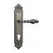 Дверная ручка Venezia "GIFESTION" на планке PL96, античное серебро (cyl)