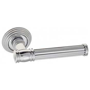 Дверная ручка на розетке Venezia 'IMPERO' D8 полированный хром