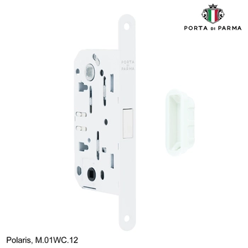 Защелка врезная магнитная под фиксатор PORTA DI PARMA Polaris белый