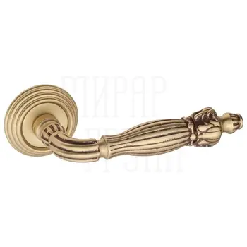 Дверная ручка на розетке Venezia 'OLIMPO' D8 французское золото