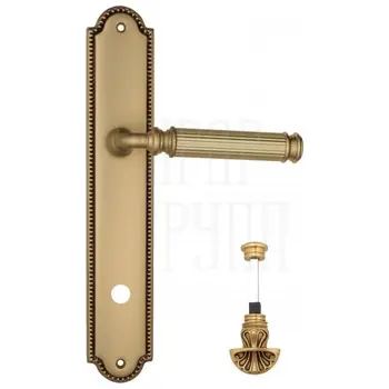Дверная ручка Venezia 'MOSCA' на планке PL98 французское золото (wc-4)
