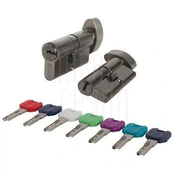 Цилиндровый Punto (Пунто) MaxPro7002Knob52mm(21+10+21) BL 7key с вертушкой