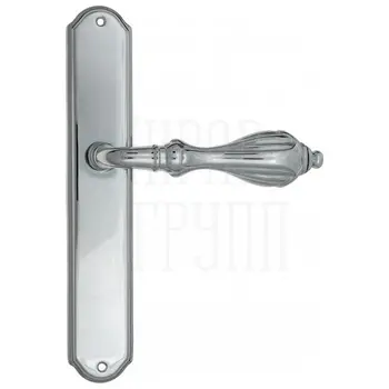 Дверная ручка Venezia 'ANAFESTO' на планке PL02 полированный хром