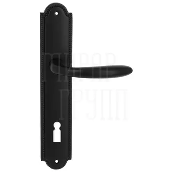 Дверная ручка Extreza 'COMO' (Комо) 322 на планке PL03 черный (key)