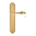 Дверная ручка Extreza 'EVITA' (Эвита) 301 на планке PL03, полированная латунь (key)