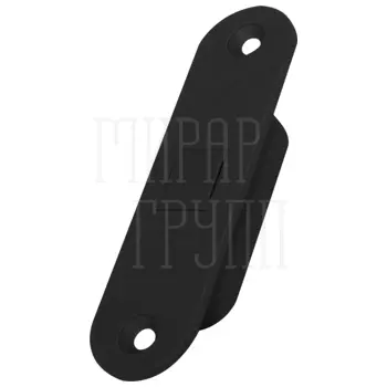 Ответная планка AGB (АГБ) для защелок Touch (для деревянных коробок) черный