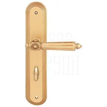 Дверная ручка на планке Melodia 246/235 'Nike' французское золото (wc)