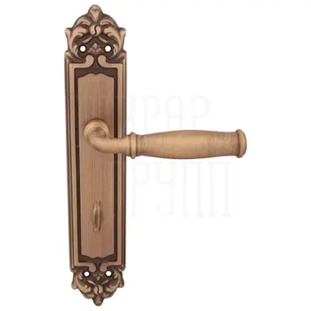 Дверная ручка на планке Melodia 266/229 'Isabel' матовая бронза (wc)