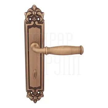 Дверная ручка на планке Melodia 266/229 'Isabel' матовая бронза (wc)