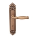 Дверная ручка на планке Melodia 266/229 'Isabel', матовая бронза (wc)