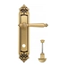 Дверная ручка Venezia "PELLESTRINA" на планке PL96, французское золото (wc)