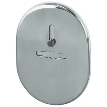 Накладка Fuaro (Фуаро) на сувальдный замок ESC.S-lift.SF/OV.476 (ESC 476) с шторкой хром