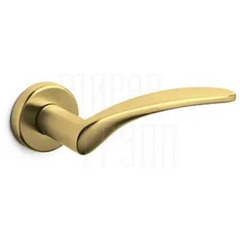 Дверные ручки на розетке Olivari Novella матовое суперзолото