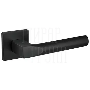 Дверная ручка на квадратной розетке Fuaro (Фуаро) 'PRIZMA' SL черный