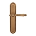 Дверная ручка на планке Melodia 235/235 'Mirella', матовая бронза